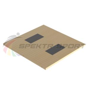 Купить Помост тяжелоатлетический 3х3х0,1м, рез. амортизаторы 1х0,5х0,04м в Цивильске 