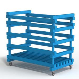 Купить Корзина для хранения инвентаря, мячей жесткий ПВХ 1000х600х970 мм в Цивильске 