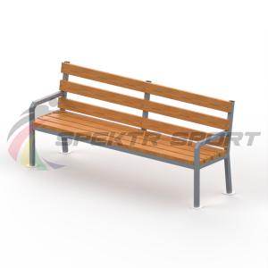 Купить Уличная скамейка со спинкой Дача в Цивильске 
