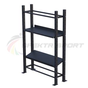 Купить Модульный стеллаж для гантелей, гирь и медболов 1320х430х1950 в Цивильске 