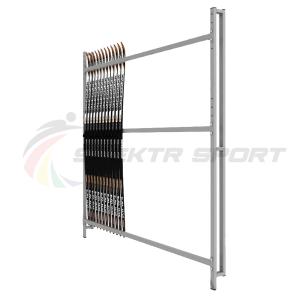 Купить Стеллаж для лыж односторонний пристенный на 10 пар SP ЛХ10 в Цивильске 