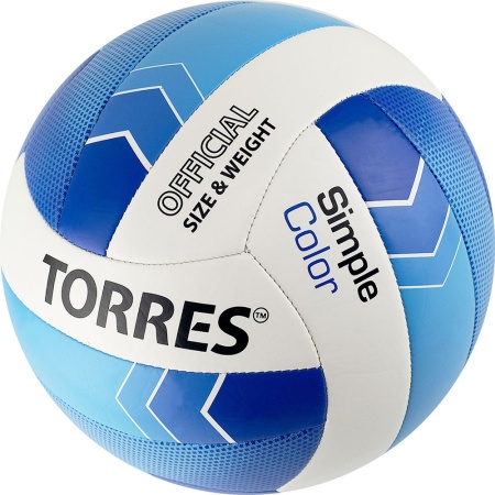 Купить Мяч волейбольный Torres Simple Color любительский р.5 в Цивильске 
